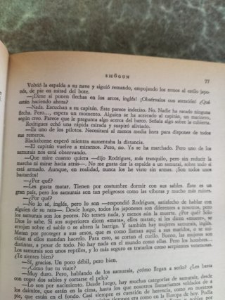 Libro Best-Seller Shogun