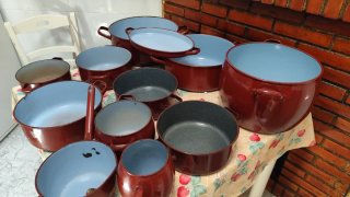 Kit Cacerolas Vintage Rojo