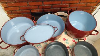 Kit Cacerolas Vintage Rojo