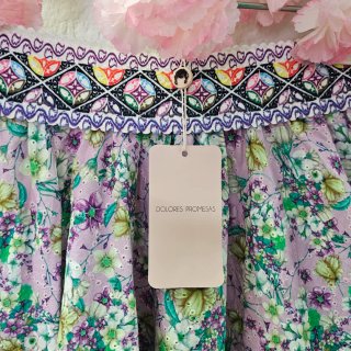 Falda midi floral