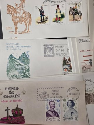 Lote sobres España +100