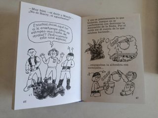 Dos libros dobles colección Harry de Chris Powling