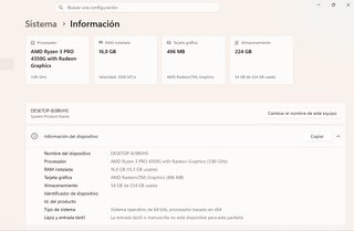 PC Ryzen 3 Win11 Pro