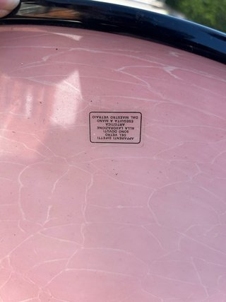 Lampade sospensione vetro Murano rosa made italy