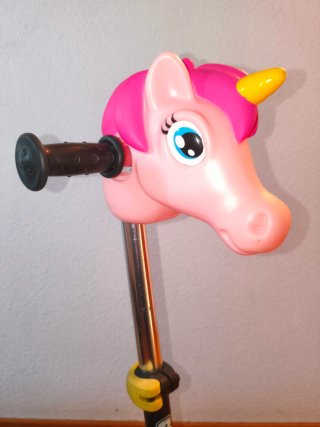 Monopattino Unicorno a 3 Ruote Giallo