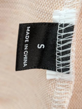Top escote corazón beige