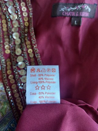 Vestido Chatik y Kertán Talla L