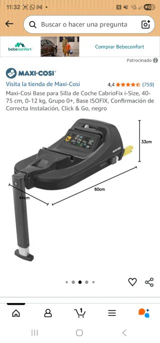 Base Isofix Maxi-Cosi CabrioFix i-Size