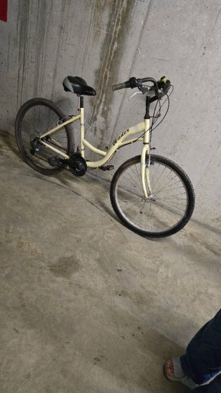 Bicicleta Wander color crema