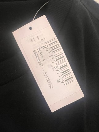 Camiseta GAP Talla M Negra Palmeras Degradado