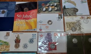 Lote monedas conmemorativas Europa