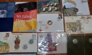 Lote monedas conmemorativas Europa