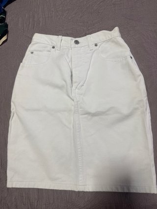 Falda Guess Blanca Talla M