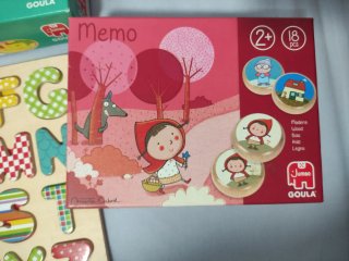Lote de juegos de madera Goula