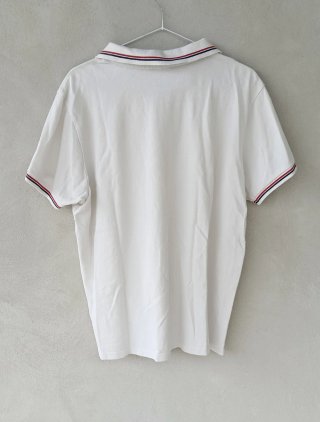 Polo uomo Fila tennis, tg XL, bianca, vintage