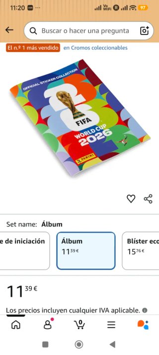 Lote 30 Álbumes Panini Mundial FIFA 2026