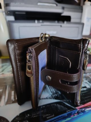 Cartera Jeep Marrón Piel