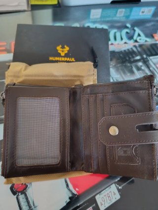 Cartera Jeep Marrón Piel