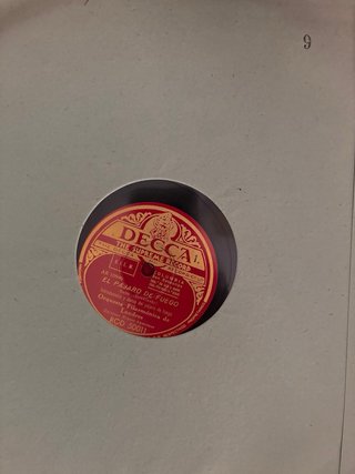 Álbum de discos de música clásica