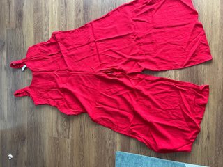 Mono ancho rojo