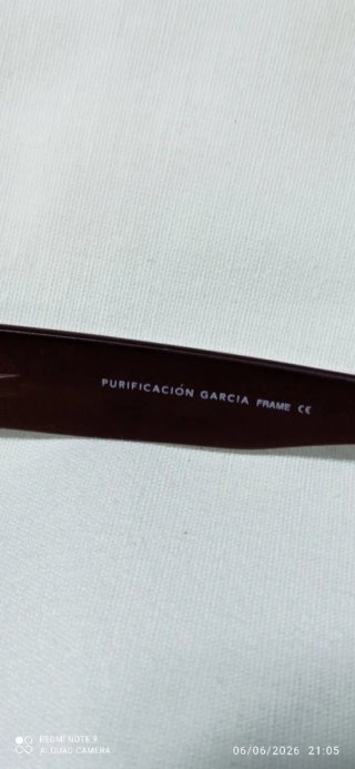 Gafas de Sol Purificación García Marrón/Morado