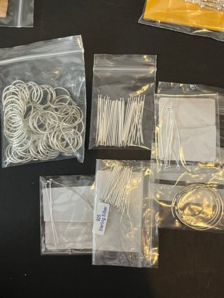 Kit Accesorios para Hacer Joyería de Plata