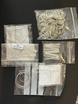 Kit Accesorios para Hacer Joyería de Plata