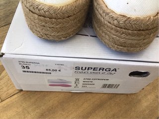 Superga Plataforma Espadrille Blancas