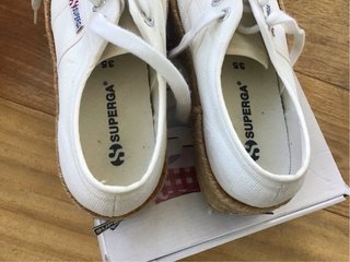 Superga Plataforma Espadrille Blancas