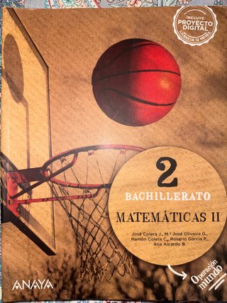 Matemáticas II. 2 de Bachillerato