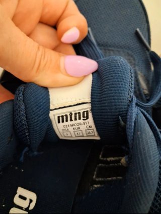 Zapatillas Mustang Azul y Blanco