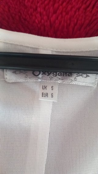 Vestido con torera rosa y blanco