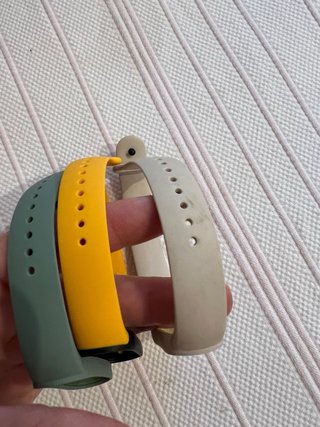 Correas para Smartband (Gris, Verde, Amarillo)