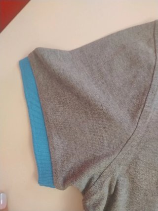 Polo SUN68 ragazzo grigio manica corta