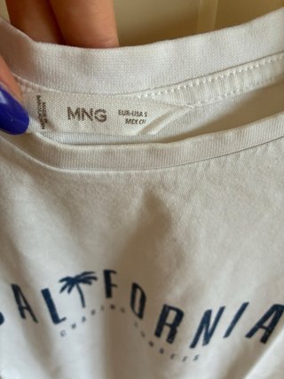 Camiseta Mango Teen California Blanca