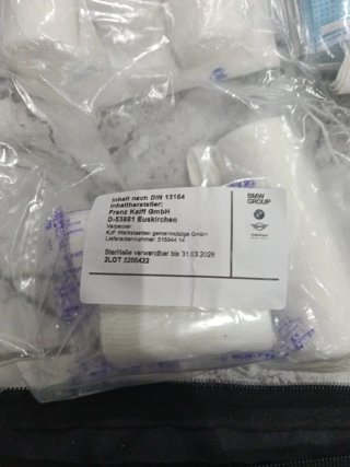 Kit Emergencia BMW Chaleco Triángulo Guantes