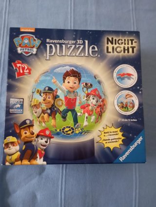 Puzzle 3D Ravensburger Paw Patrol con Luz