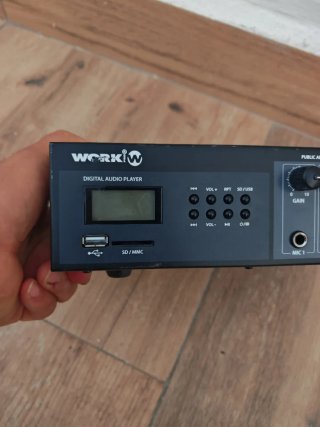 Amplificador Work Pro PA 40/2 USB