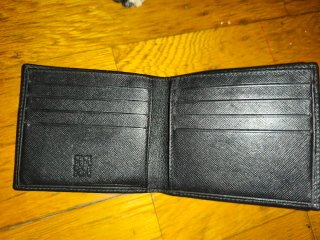 Cartera Piel CH Negra
