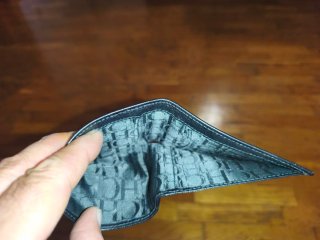 Cartera Piel CH Negra