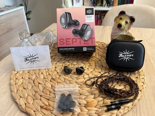 Kiwi Ears Septet IEMs Quadbrid auriculares