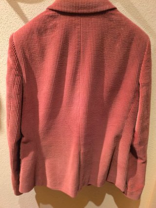 Chaqueta de pana roja