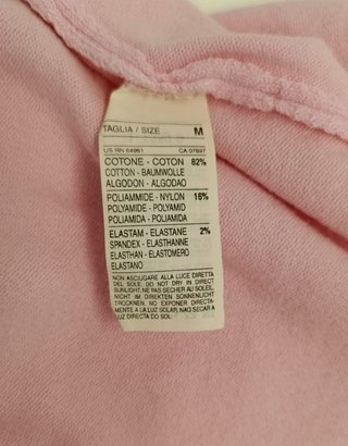 Top Tirantes Rosa Sisley con Lazo Talla M