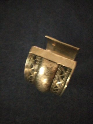 Bracciale etnico acciaio oro/argento