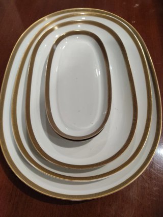 Vajilla Porcelana Bidasoa Oro Blanco