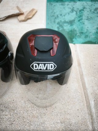 Cascos Jet Moto DAVID (2 unidades)
