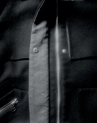 Chaquetón Zara Negro Talla S