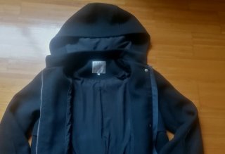 Chaquetón Zara Negro Talla S