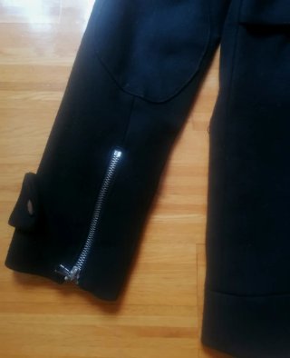 Chaquetón Zara Negro Talla S