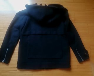 Chaquetón Zara Negro Talla S